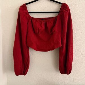 Chic Scarlet Women's Blouse